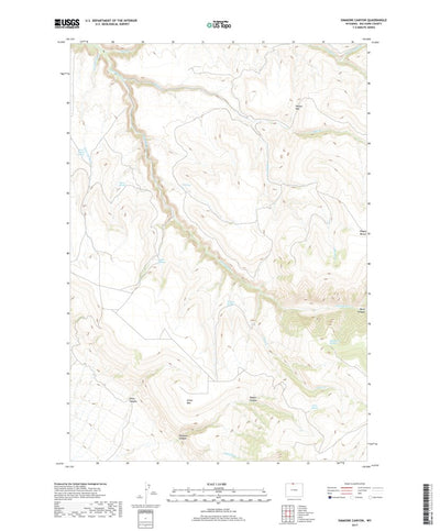 Simmons Canyon, WY (2017, 24000-Scale) Preview 1