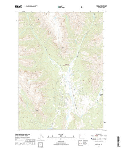 Snow Lake, WY (2017, 24000-Scale) Preview 1