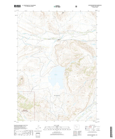 Sunshine Reservoir, WY (2017, 24000-Scale) Preview 1