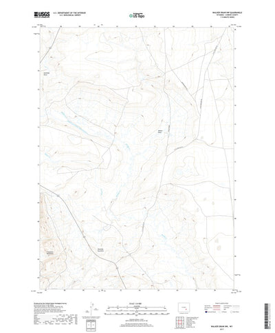 Walker Draw NW, WY (2017, 24000-Scale) Preview 1
