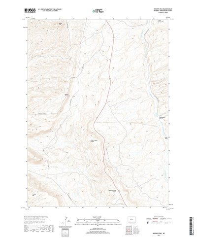 Wilkins Peak, WY (2017, 24000-Scale) Preview 1
