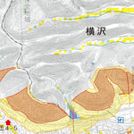 あきる野市ハザードマップ（土砂災害・水害）　増戸地区