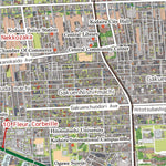 Kodaira Green Road & Open garden Map