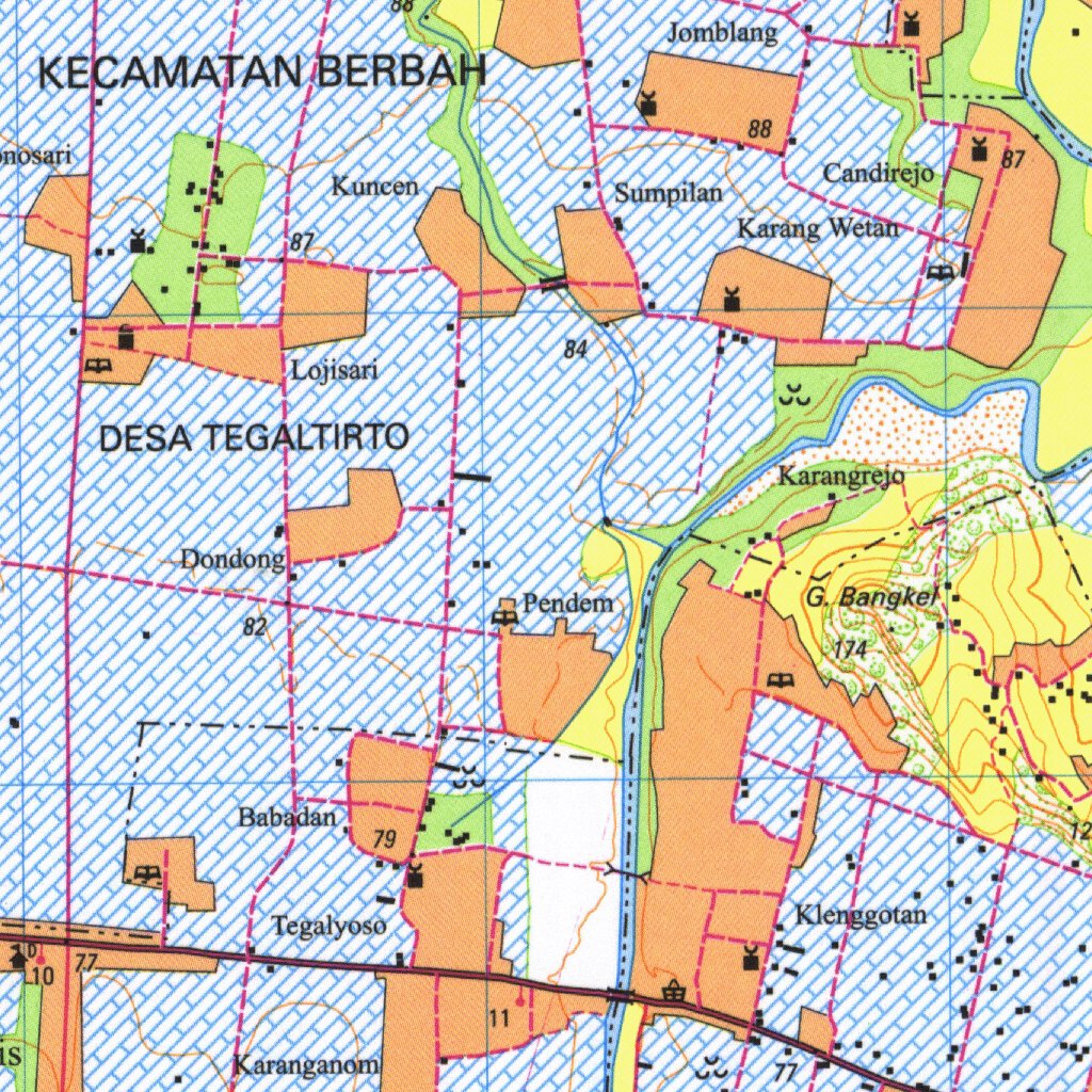 Timoho (1408-224) Map by Badan Informasi Geospasial | Avenza Maps