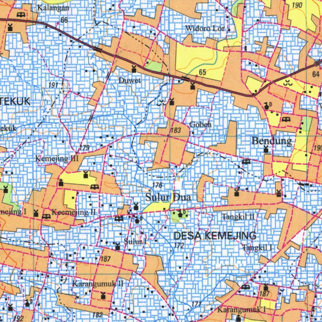 Cawas (1408-314) Map by Badan Informasi Geospasial | Avenza Maps