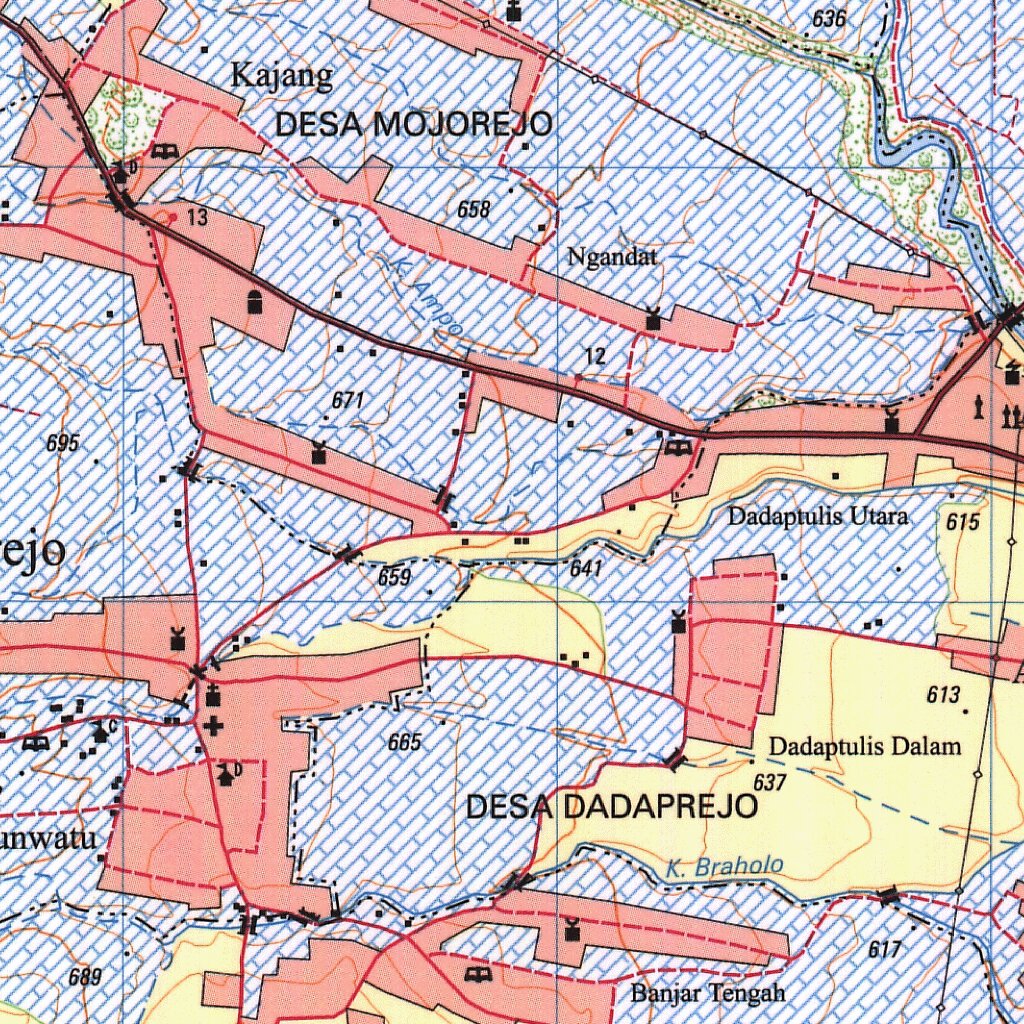 Batu (1608-111) Map by Badan Informasi Geospasial | Avenza Maps