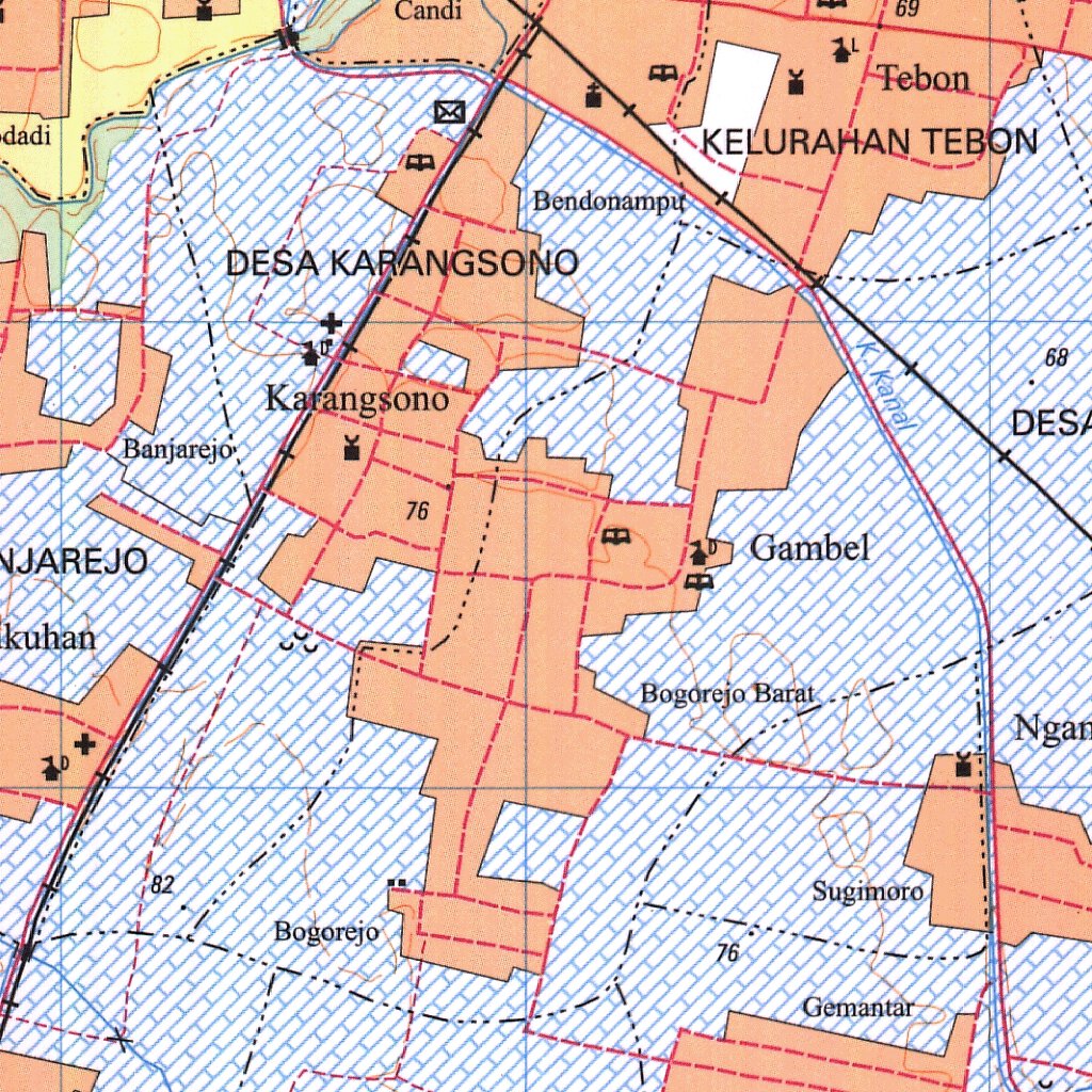 Maospati (1508-144) Map by Badan Informasi Geospasial | Avenza Maps