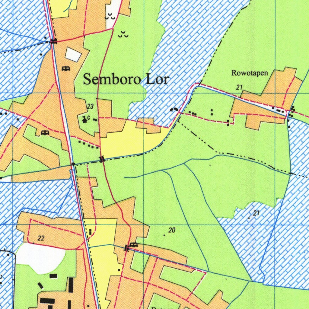 Tanggul (1607-542) Map by Badan Informasi Geospasial | Avenza Maps