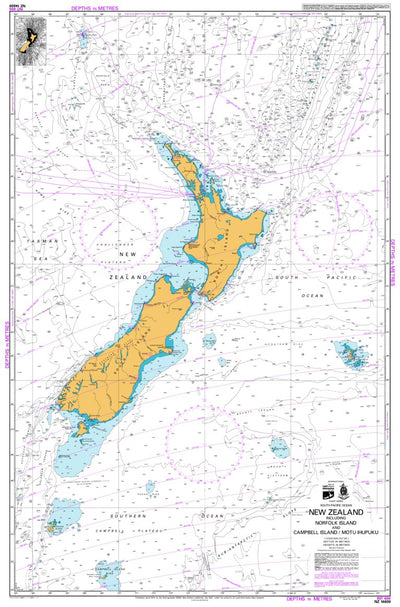 New Zealand Including Norfolk Island and Campbell Island / Motu Ihupuku