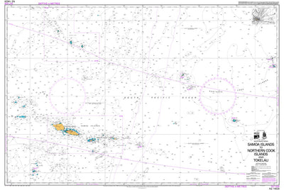 Samoa Islands to Northern Cook Islands and Tokelau