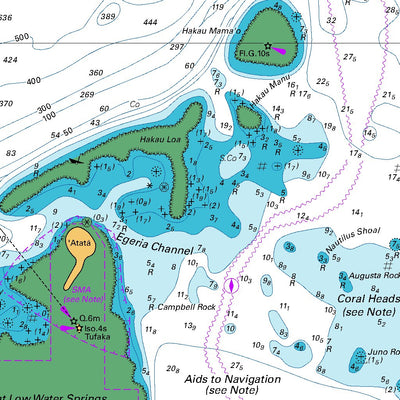 Approaches to Tongatapu including 'Eua