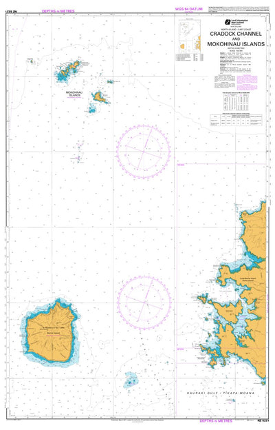 Cradock Channel and Mokohinau Islands