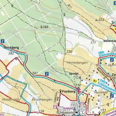 Hiking Map Weinviertel Back Side