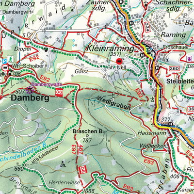 Hiking Map Mostviertel West