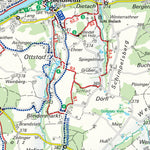 Traun Bikeway and Hiking Map East