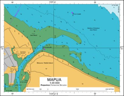 Mapua Map by Land Information New Zealand | Avenza Maps