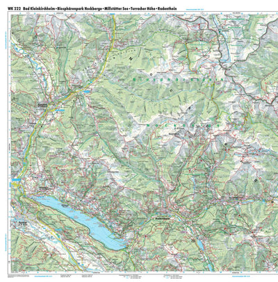 Hiking Map Bad Kleinkirchheim West