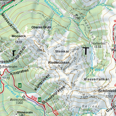 Hiking Map Wölzer Tauern