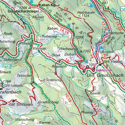Hiking Map Saualpe - Lavanttal West