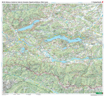 Hiking Map Wörthersee - Ossiacher See