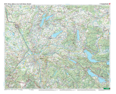Hiking Map Salzburger Seenland