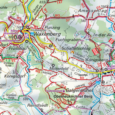 Hiking Map Mühlviertel West