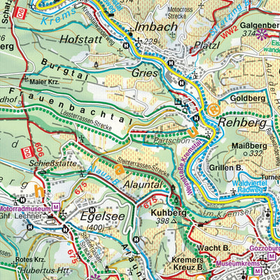 Hiking Map Kamptal