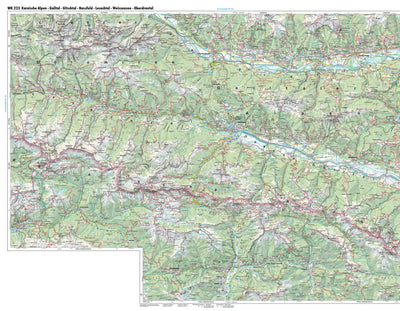 Hiking Map Karnische Alpen - Gailtal West