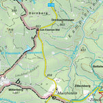 Hiking Map Nebelstein Back Side
