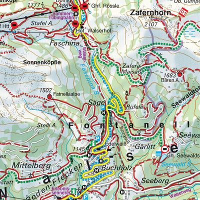 Hiking Map Bregenzerwald