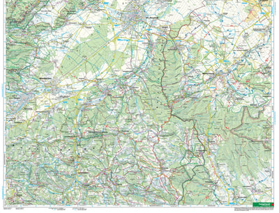 Hiking Map Thermal Region Baden - Bucklige Welt Back Side