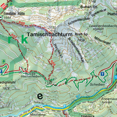 Hiking Map Gesäuse East