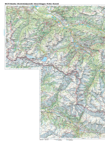 Hiking Map Montafon - Silvretta West