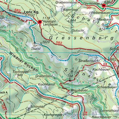 Hiking Map Steirisches Weinland West