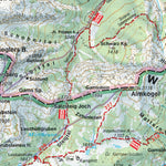 Hiking Map Totes Gebirge East