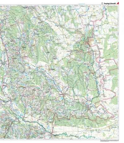 Hiking Map Steirisches Thermenland East