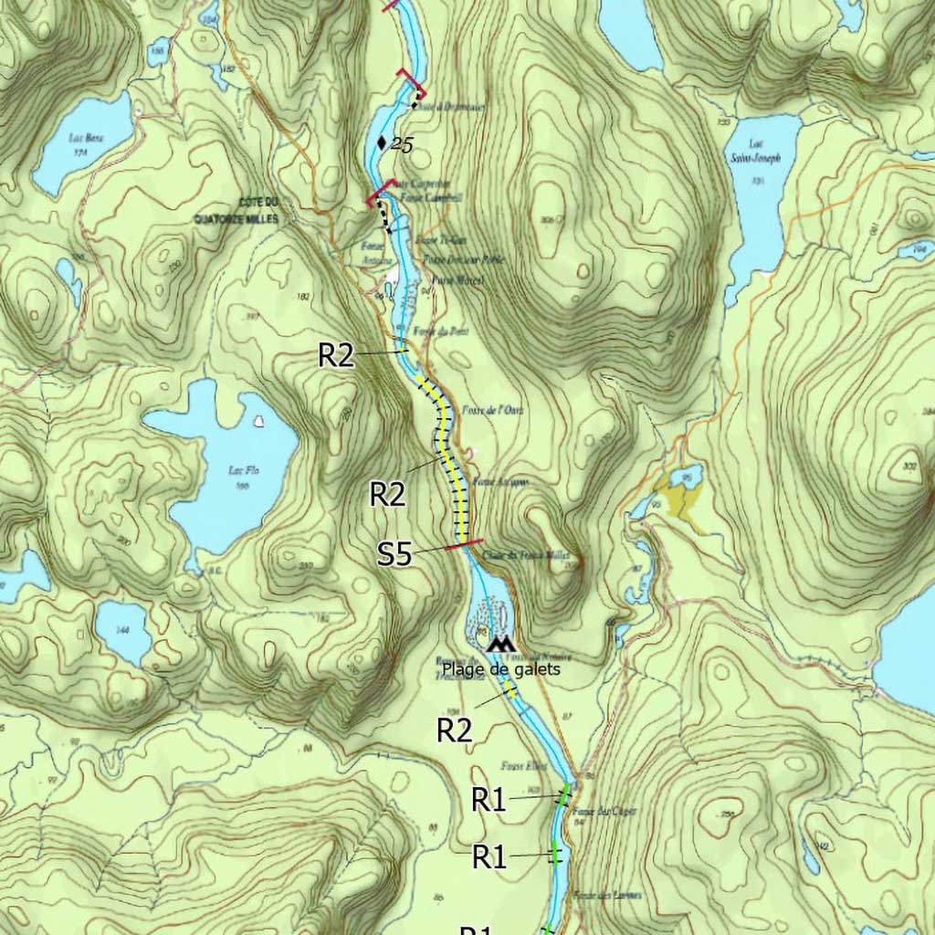 Rivière Godbout Map by Canot Kayak Quebec | Avenza Maps