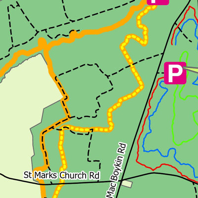 Manchester State Forest Trails Map by Manchester State Forest | Avenza Maps