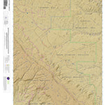 Fiftymile Bench, Utah 15 Minute Topographic Map - Color Hillshade