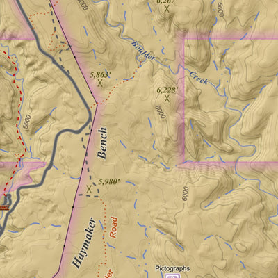 Deer Creek, Utah 15 Minute Topographic Map - Color Hillshade