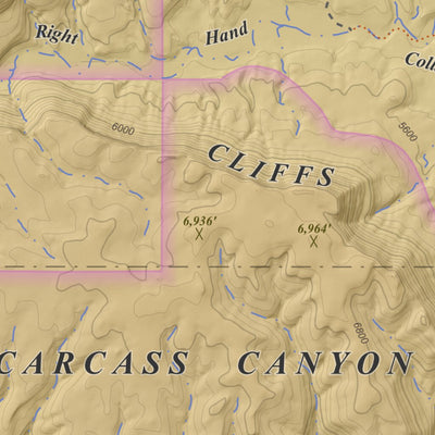 Harris Wash, Utah 15 Minute Topographic Map - Color Hillshade