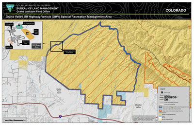 Grand Valley OHV Special Recreation Management Area Map