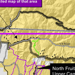 North Desert Extensive Recreation Management Area Overview Map