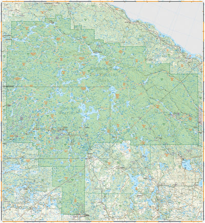 Algonquin Provincial Park - Overview Park Map