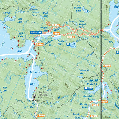 Algonquin Provincial Park - Overview Park Map