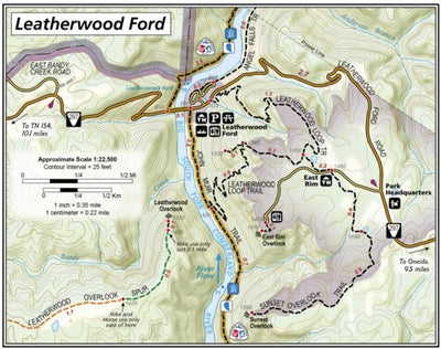 241 Big South Fork (Leatherwood Ford Inset)