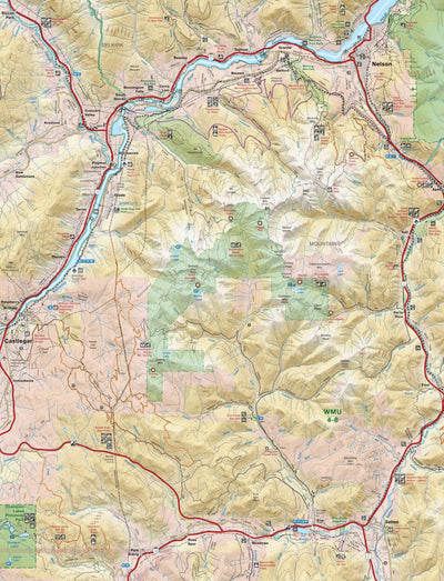 Bonnington Range – BC Adventure Map