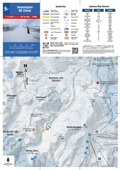Iwaonupuri NE Chute Backcountry Skiing (Niseko, Hokkaido, Japan)