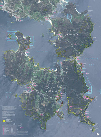 Tasman Peninsula and Three Capes Track Ed 1