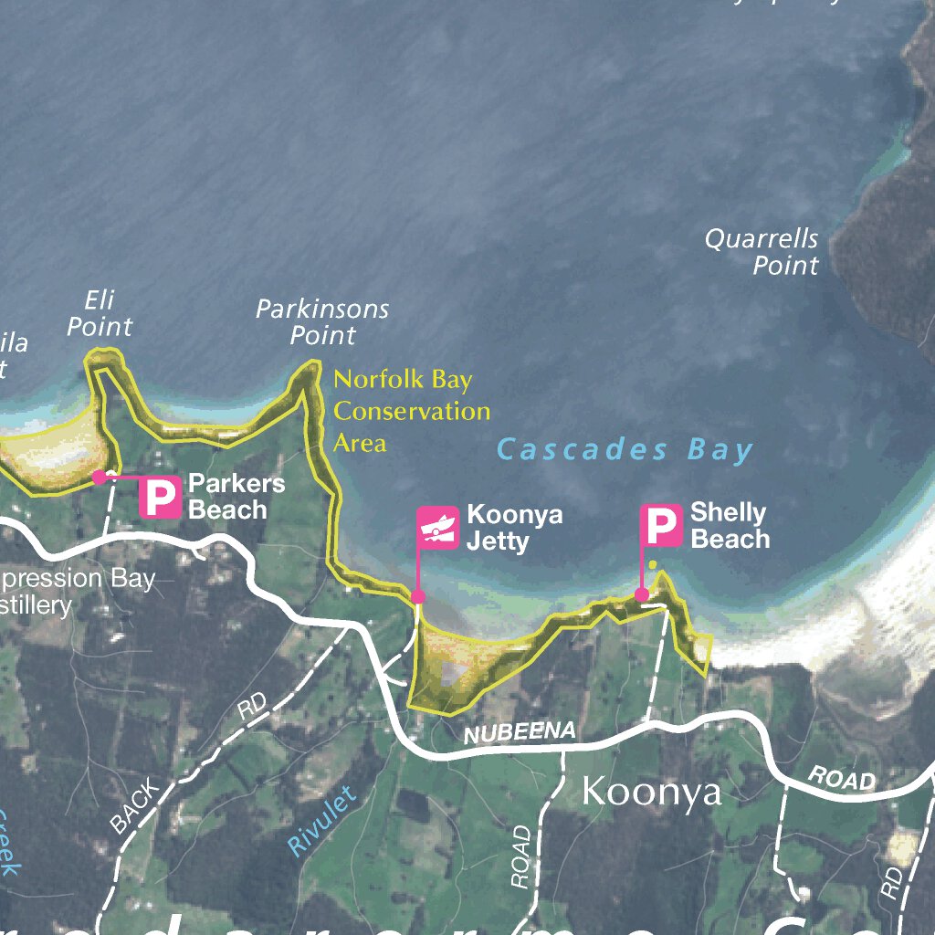 Tasman Peninsula and Three Capes Track Ed 1 Map by CartDeco | Avenza Maps